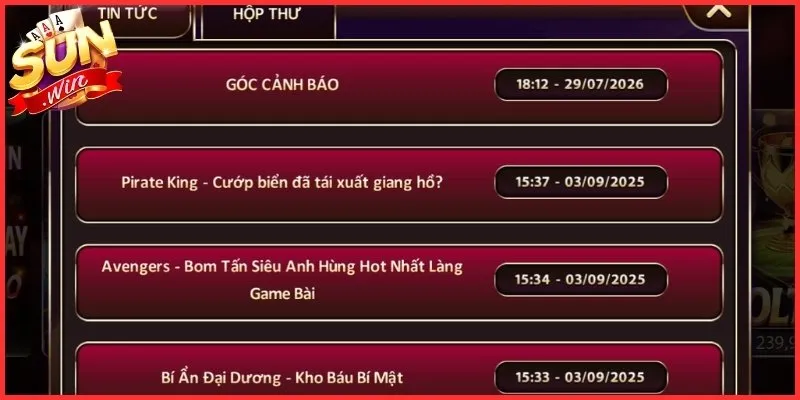 Giới Thiệu Sunwin - Chuyên Trang Tin Tức Game Online Uy Tín 2 Giới thiệu chi tiết các thông tin, nội dung cung cấp