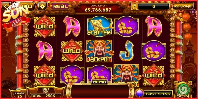 Lucky Cat Treasure trong nổ hũ Thần Tài tại Sunwin