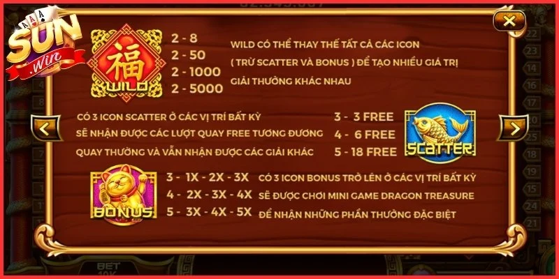 Scatter mở vòng quay miễn phí