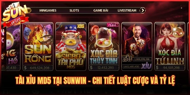 Tài Xỉu MD5 Tại Sunwin