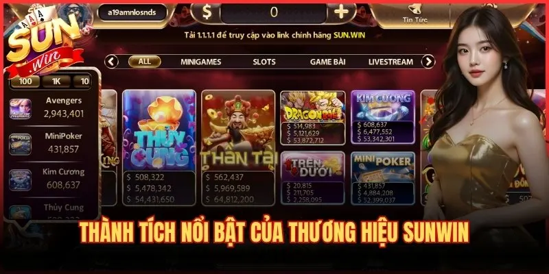 Sun Win ⚡️【Cổng Game Bài Uy Tín】Tải APK/iOS Mới Nhất – 09/2026 4 Thành tích nổi bật của thương hiệu Sunwin